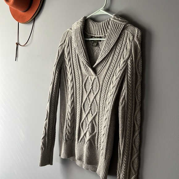 Eddie Bauer Cable Sweater - Picture 5 of 5